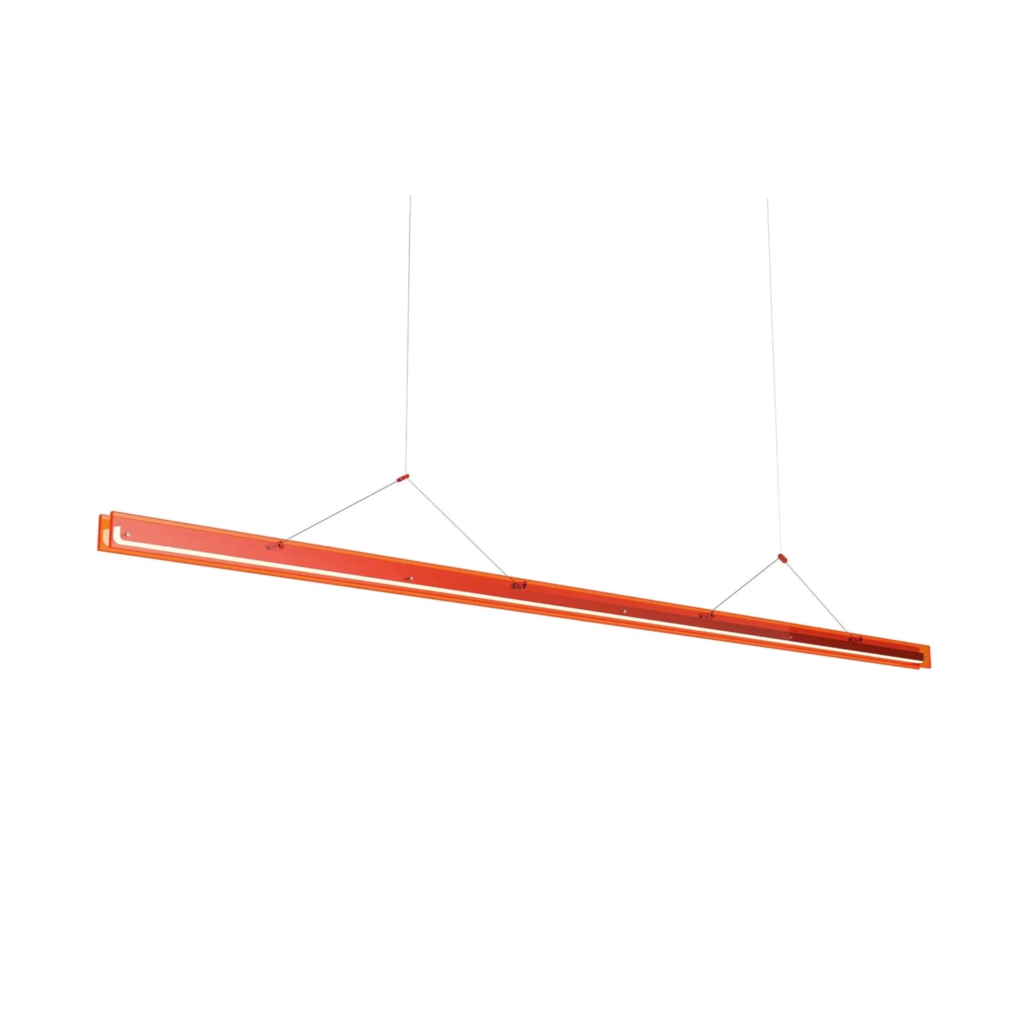 Tonone Bridge hanglamp - 180 cm. + 220 cm. - lava orange 220 cm.