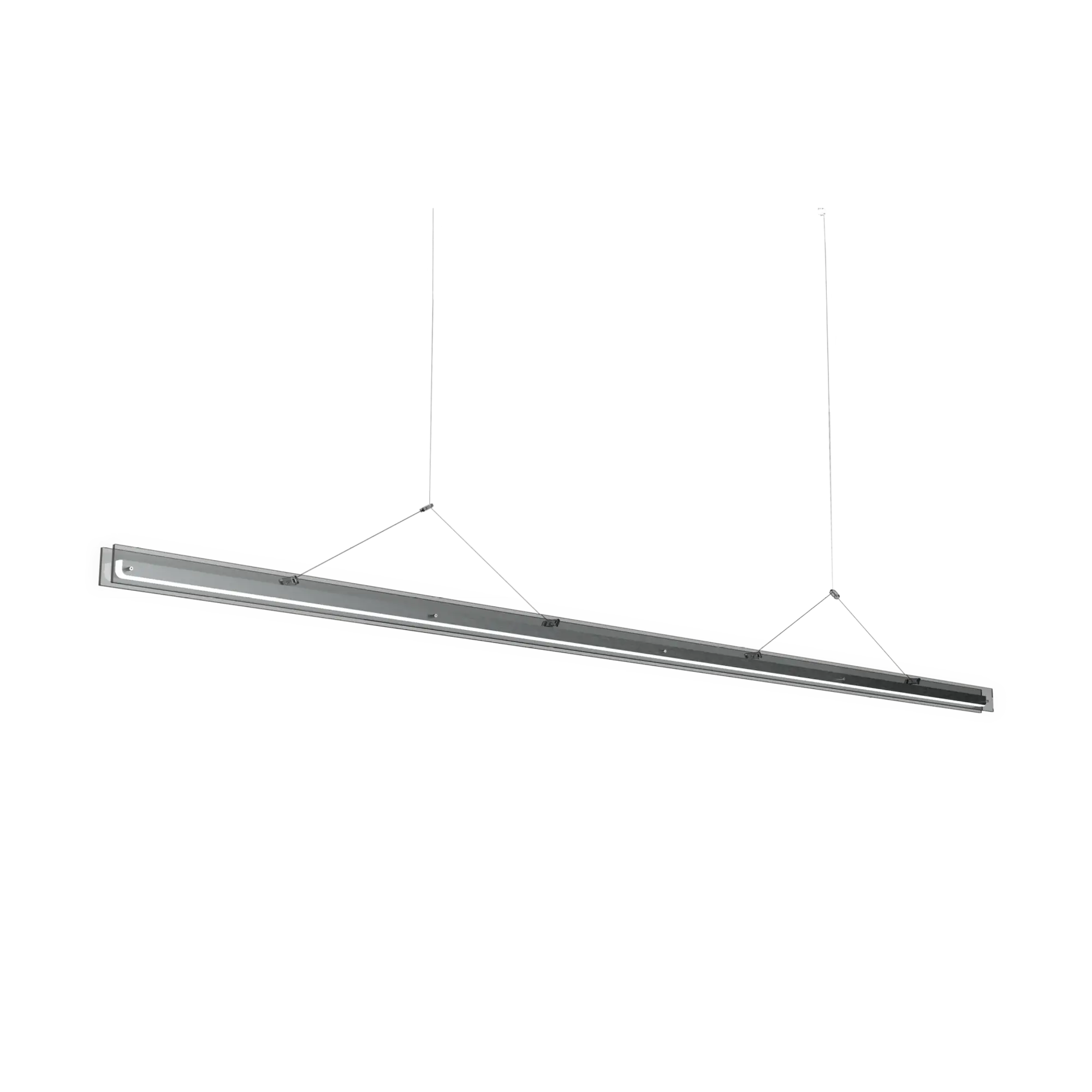 Tonone Bridge hanglamp - 180 cm. + 220 cm. - smokey grey 220 cm.