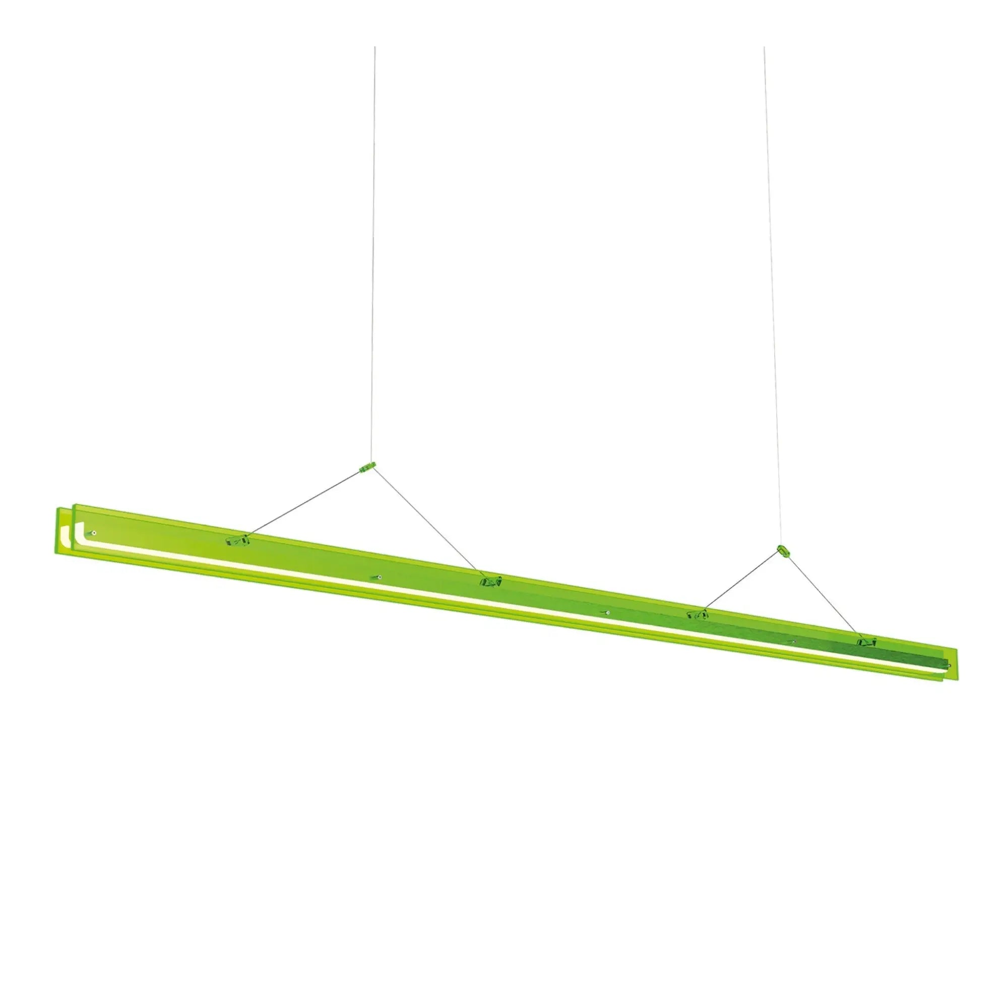 Tonone Bridge hanglamp - 180 cm. + 220 cm. - toxic green 180 cm.