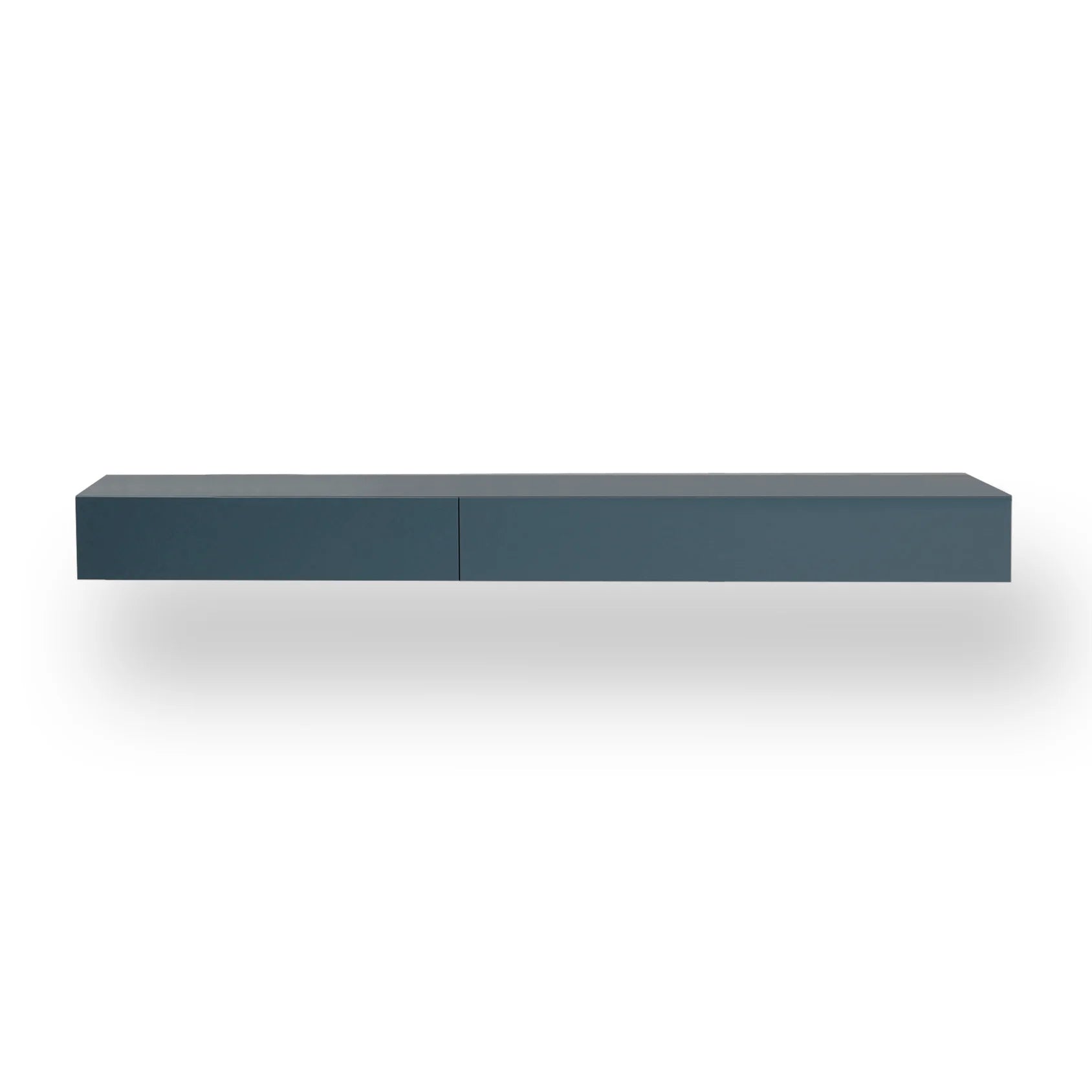 Castelijn hangende kast SOLO Lowboard - 2 kleppen XL - E55 grafietblauw effect