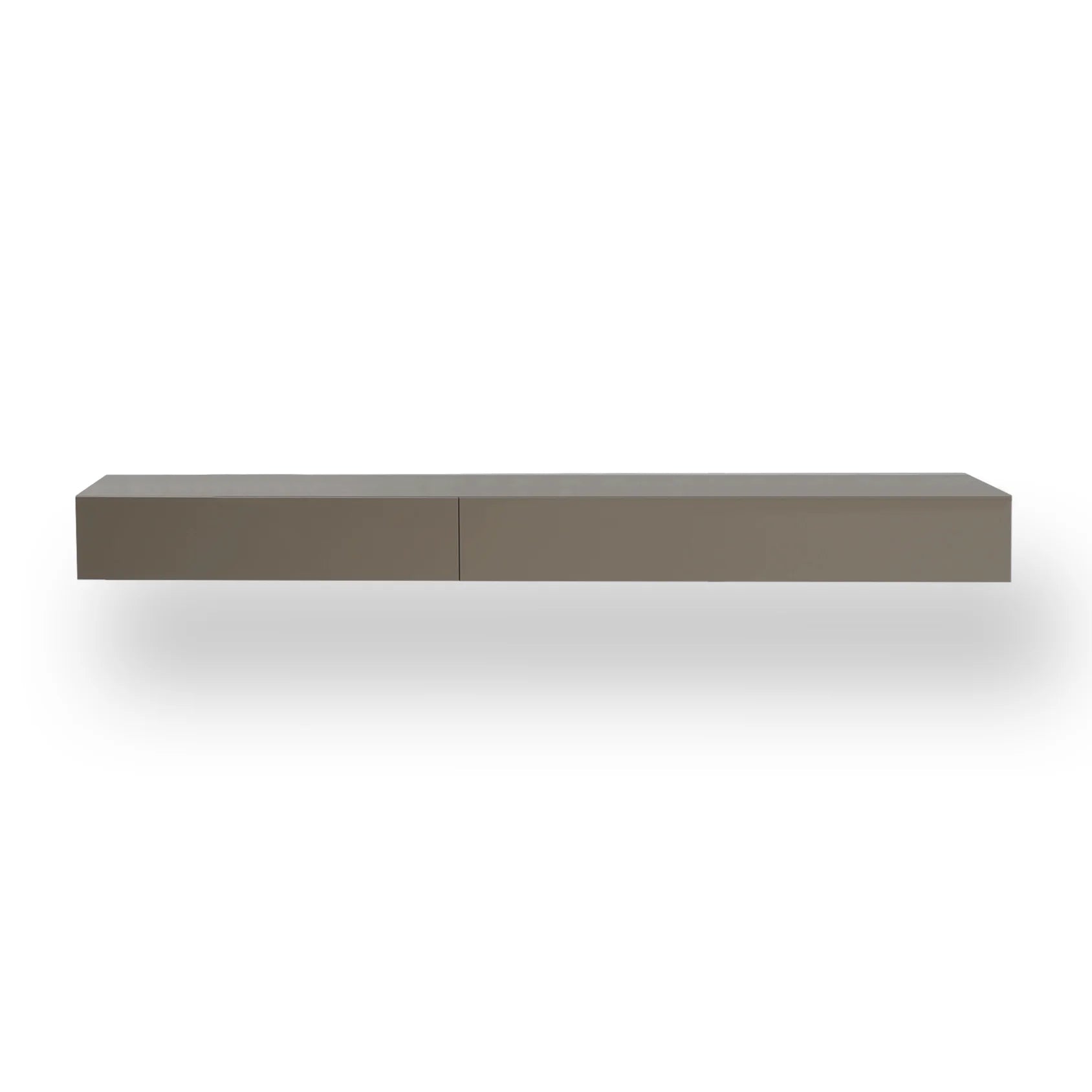 Castelijn hangende kast SOLO Lowboard - 2 kleppen XL - U69 bruingrijs (uni)