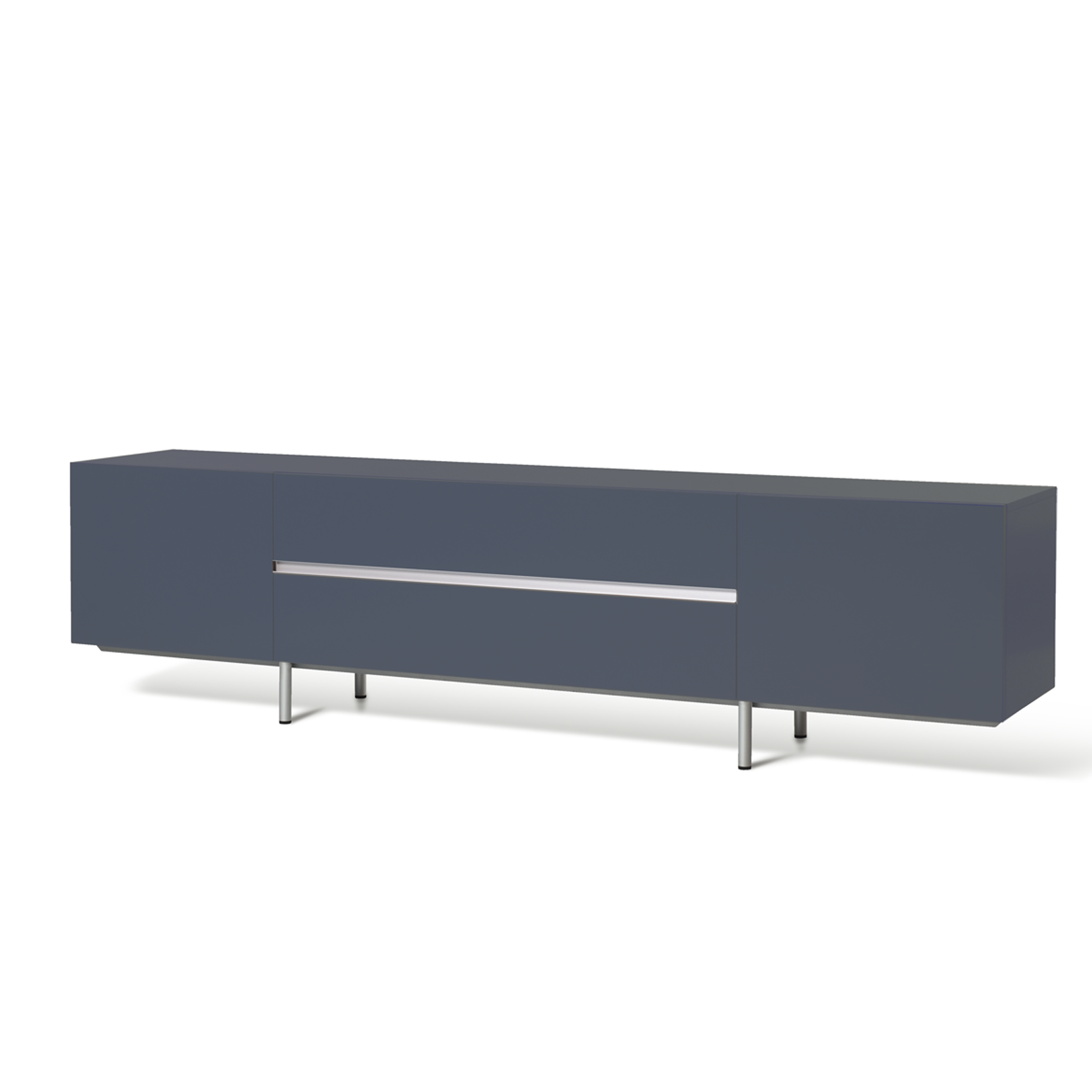 Castelijn dressoir Line - KL-LC - E55 grafietblauw effect