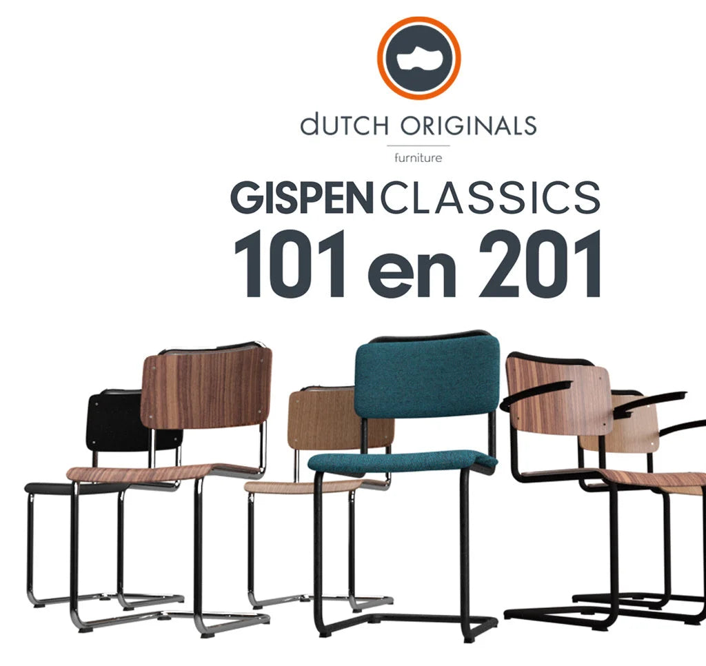 Dutch Originals stoel Gispen 101 XL - Canvas 2