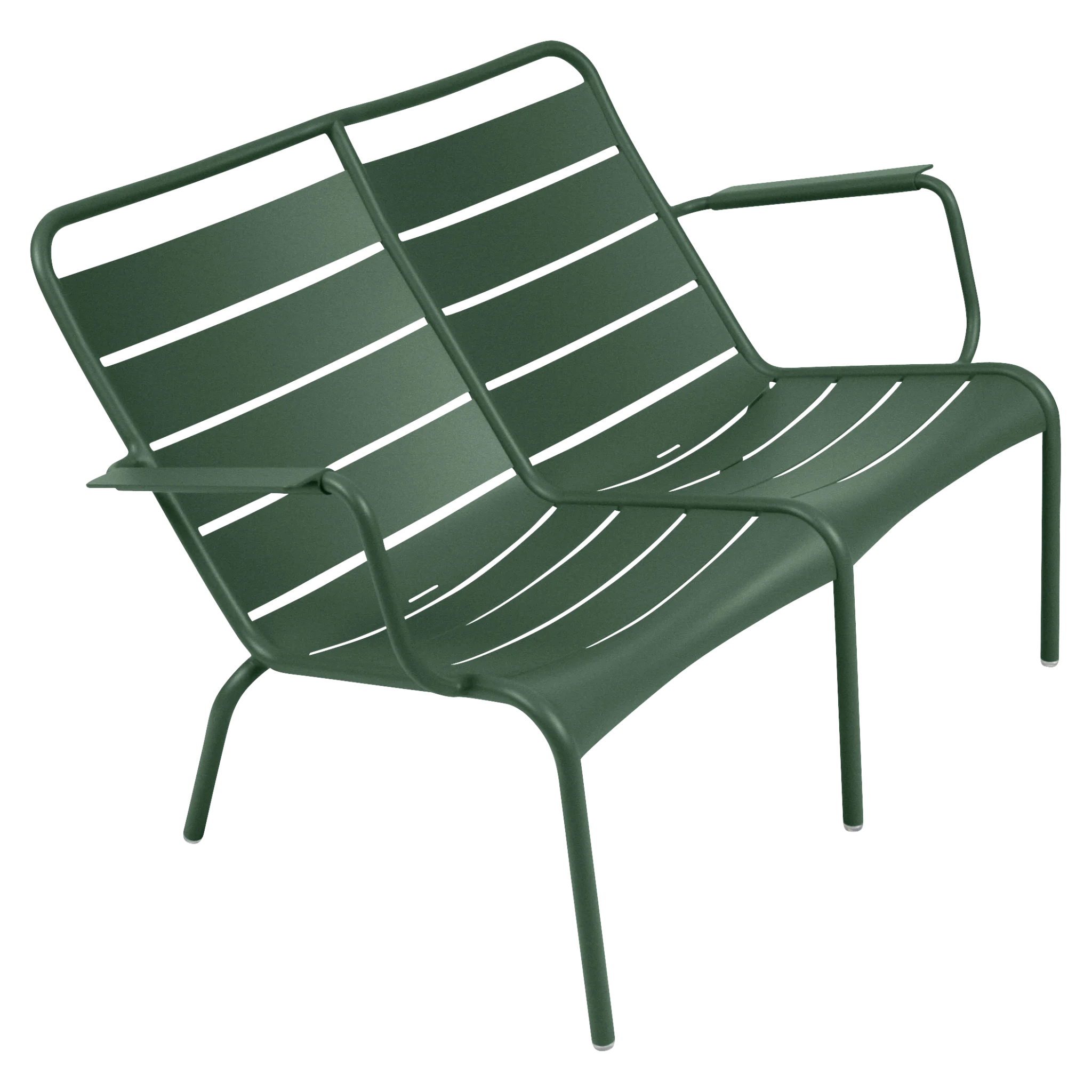 Fermob duo low armstoel Luxembourg - Cedar green