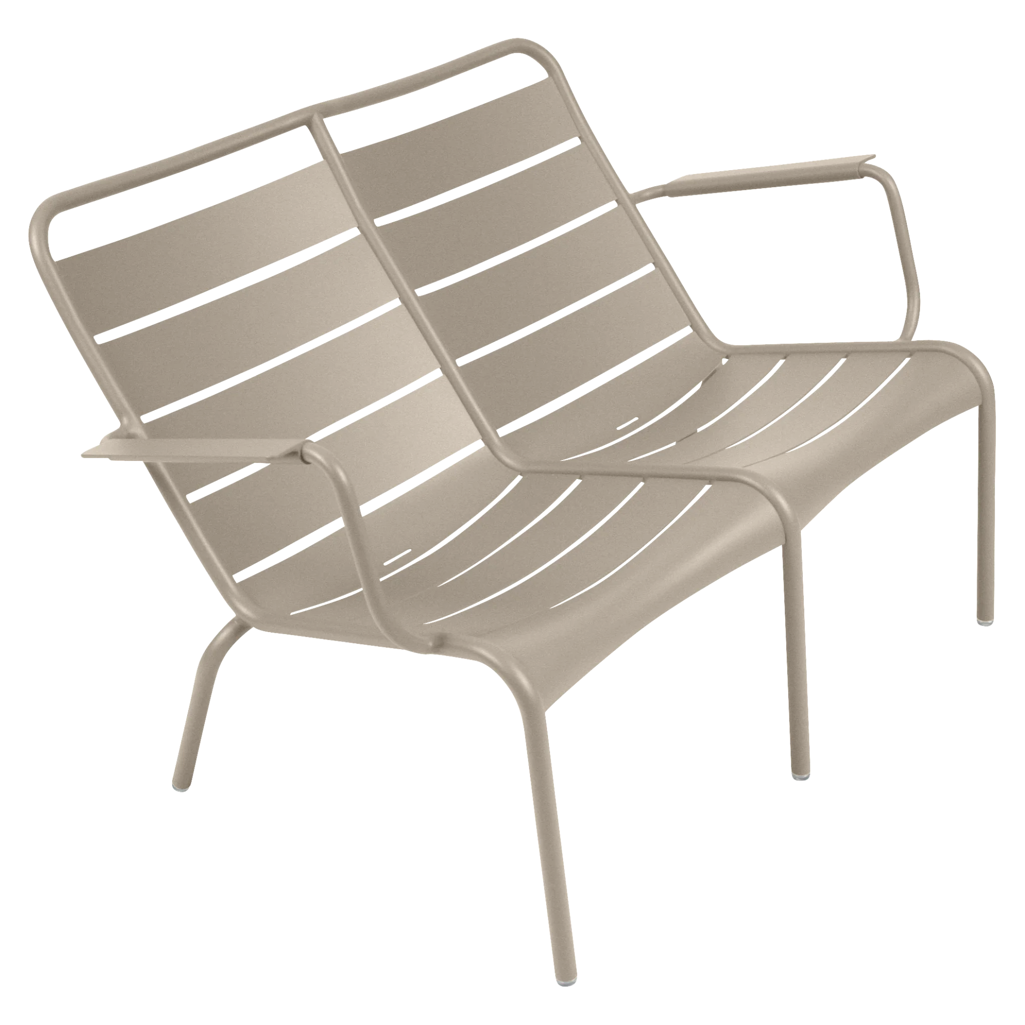 Fermob duo low armstoel Luxembourg - Nutmeg