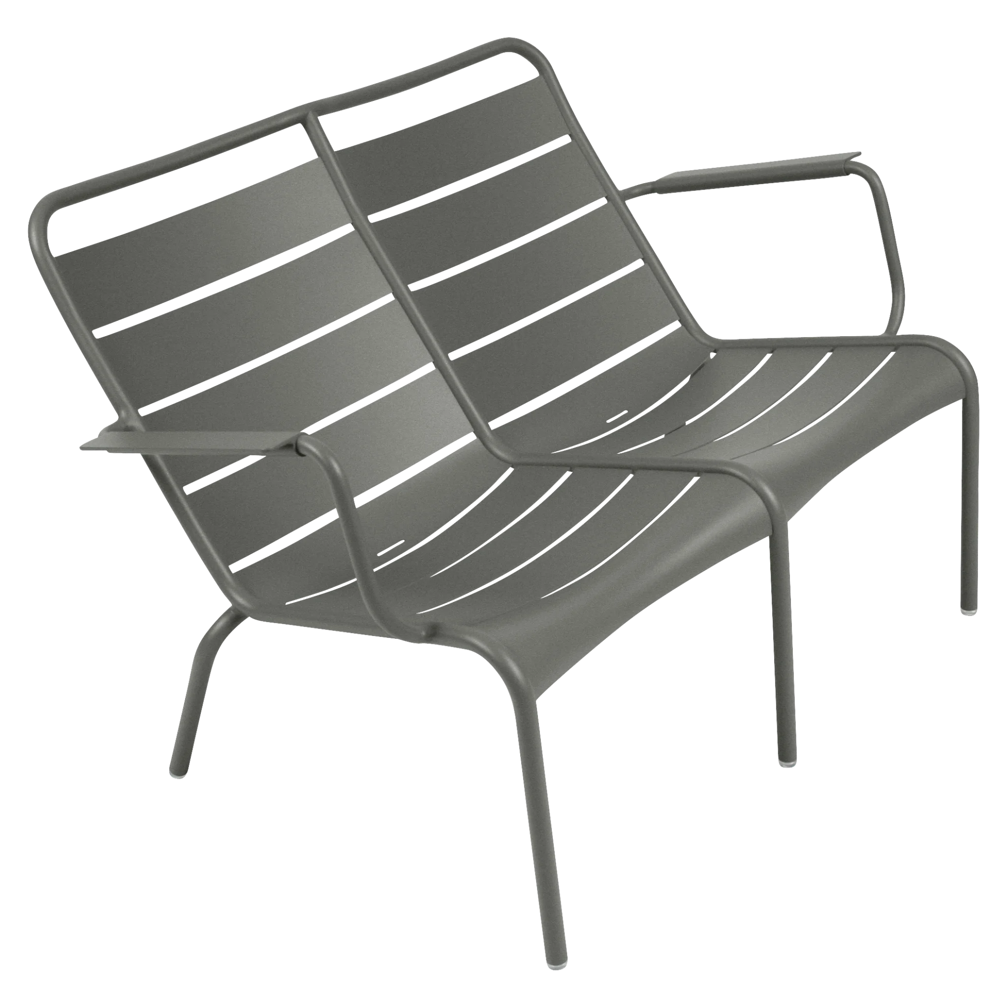 Fermob duo low armstoel Luxembourg - rosemary