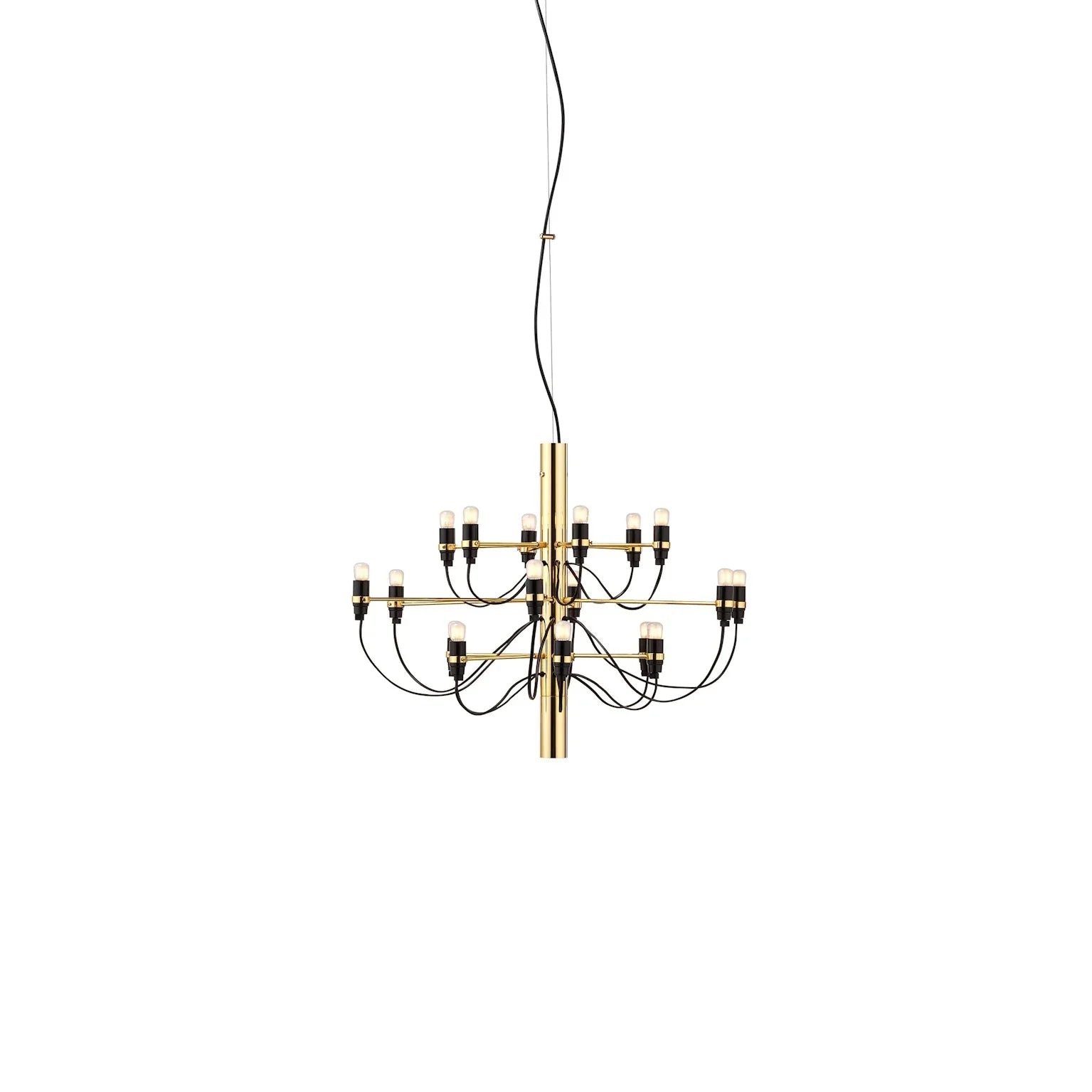 Flos kroonluchter 2097-18 - messing - frosted