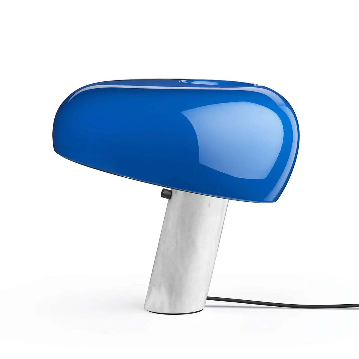 Blauwe paddenstoelvormige tafellamp Snoopy, perfect voor elke hond ter wereld