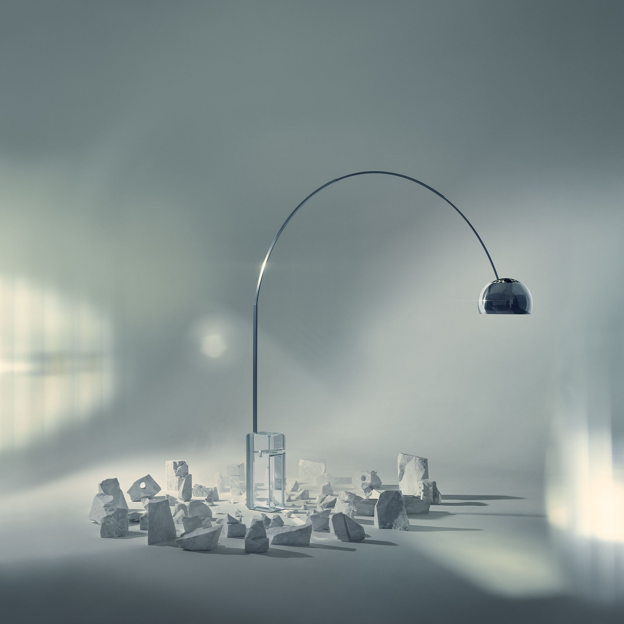 Flos vloerlamp Arco K 2022 limited edition - crystal