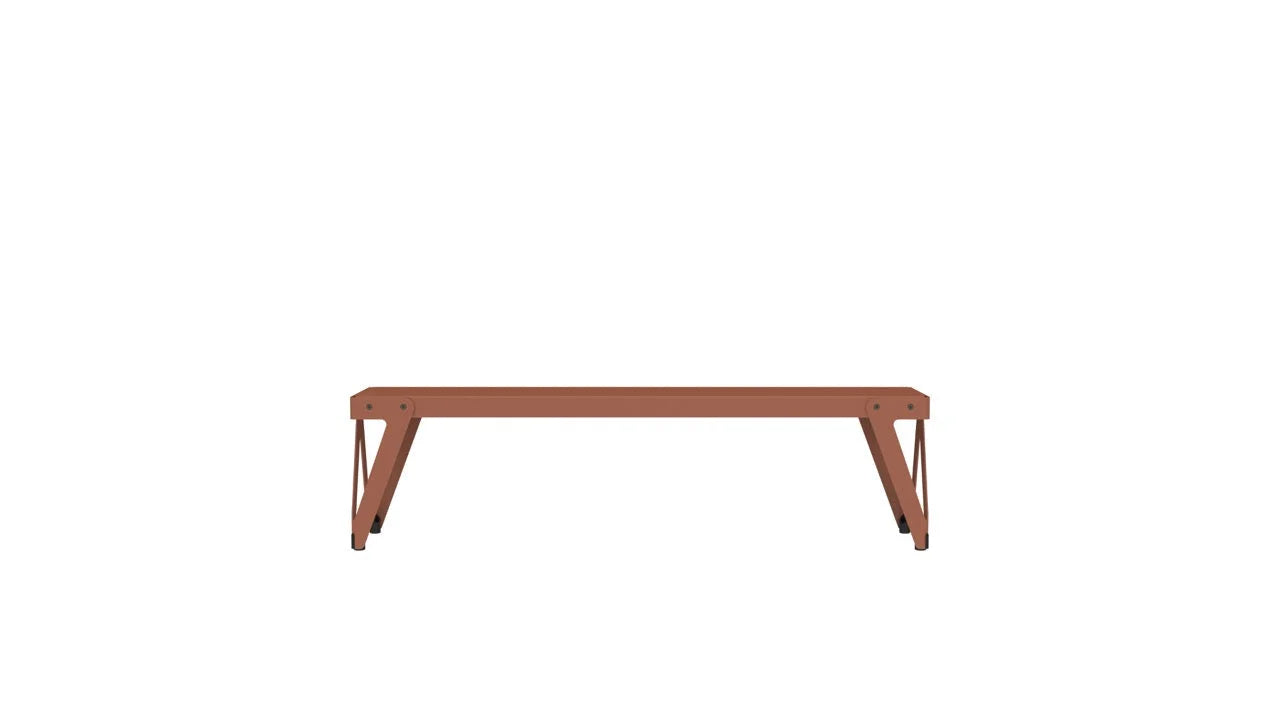 Functionals bank Lloyd - L 170 cm. - Oxide Brown