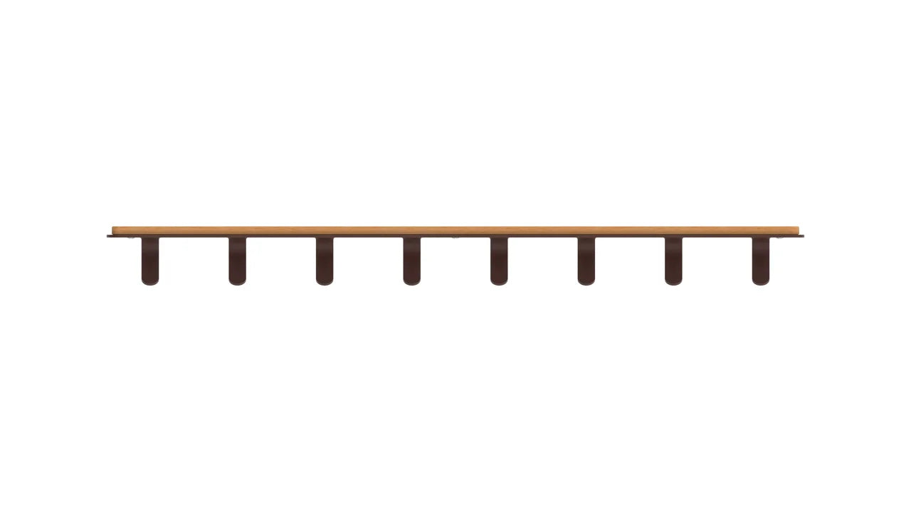 Houten kapstok met haken uit de collectie Kapstok Hooks - 8