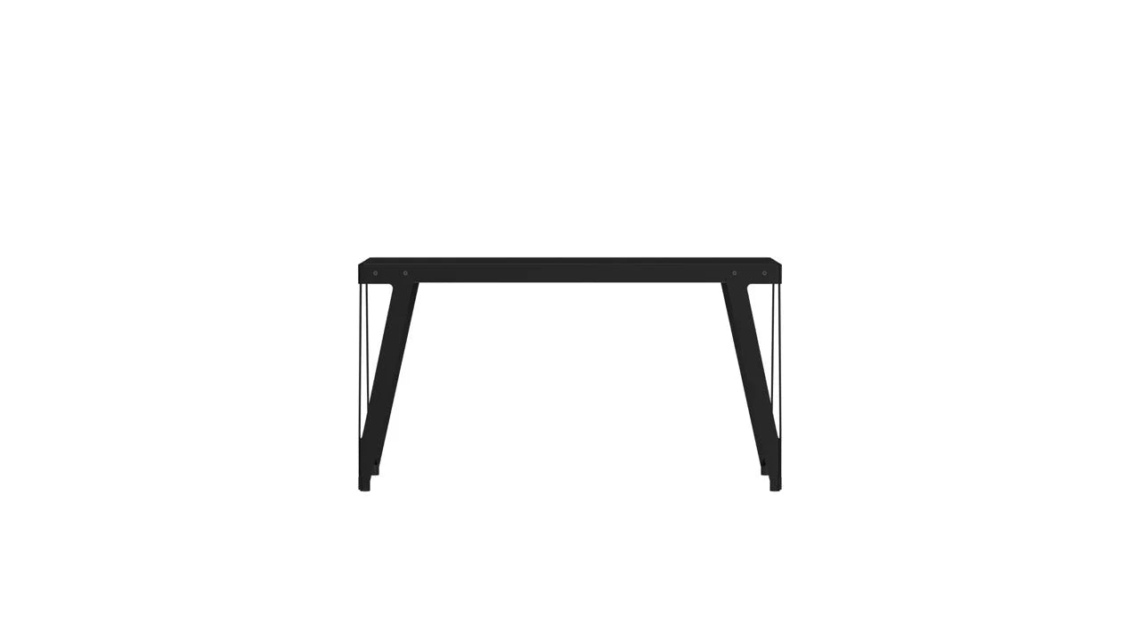 Functionals tafel Lloyd - 70 x 140 cm. - Raven Black