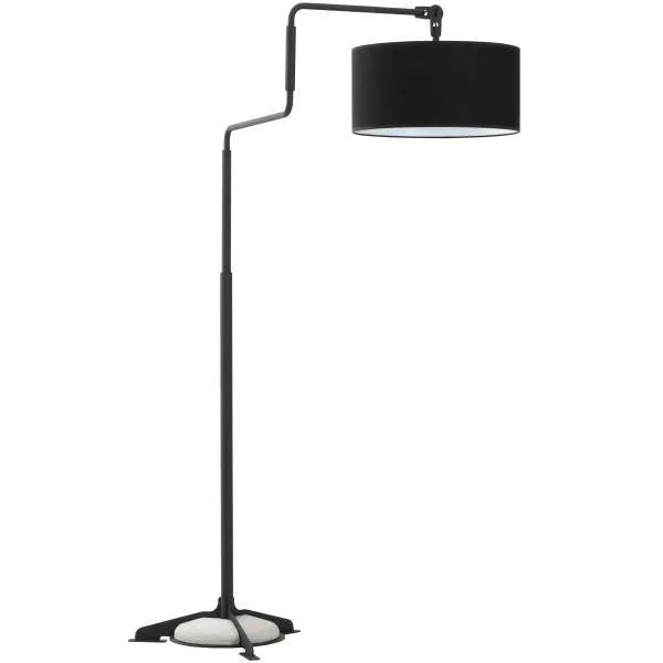 Functionals vloerlamp Swivel - zwart