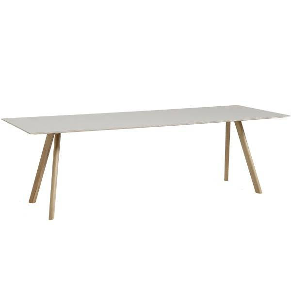 Hay Design tafel Copenhague CPH 30 - 90 x 250 cm. - wit linoleum