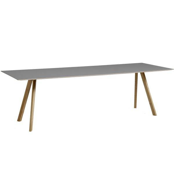 Hay Design tafel Copenhague CPH 30 - 90 x 200 cm. - grijs linoleum