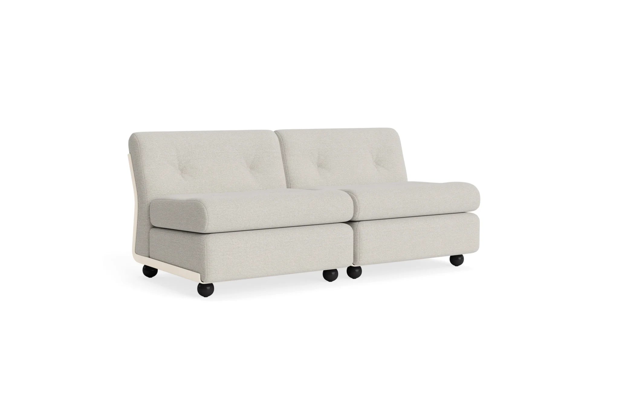 Hay Design Amanta Sofa stof 2 zits - Cream Beige Shell & Upholstery Story 102