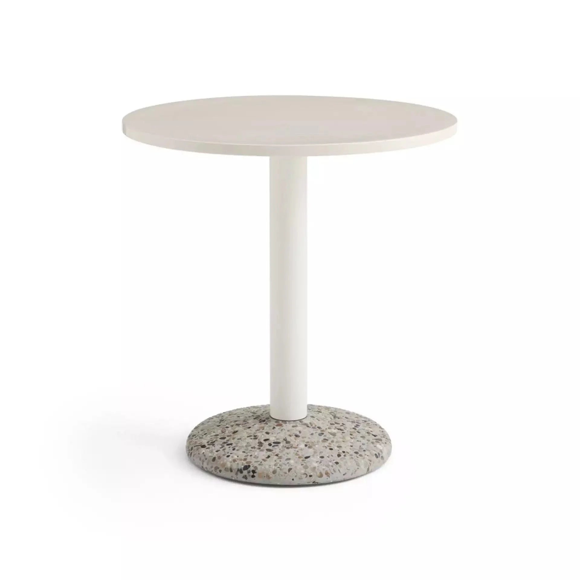 Hay Design buitentafel Ceramic - warm white - Ø 70 cm.