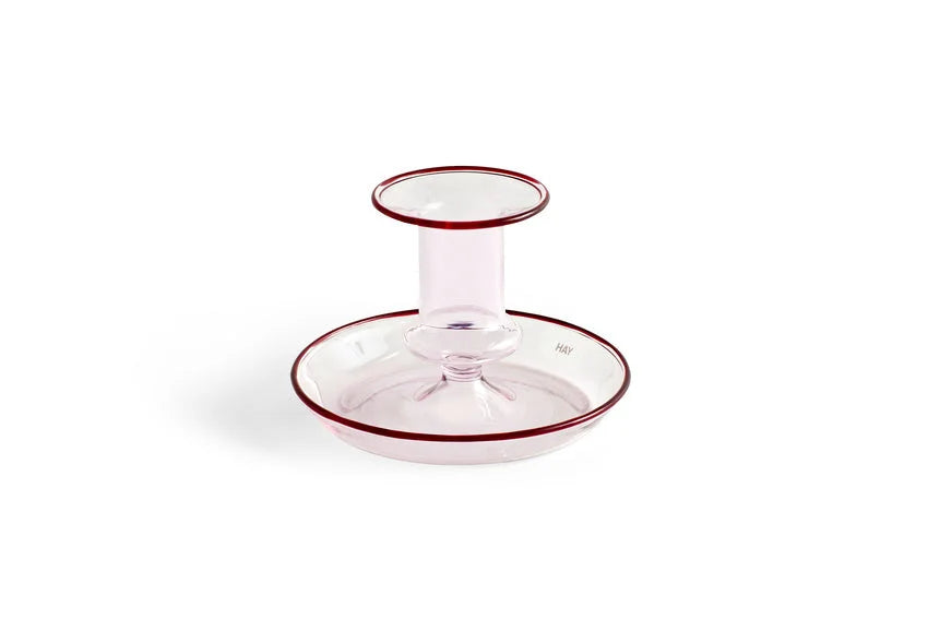 Hay Design kandelaar Flare - roze - S