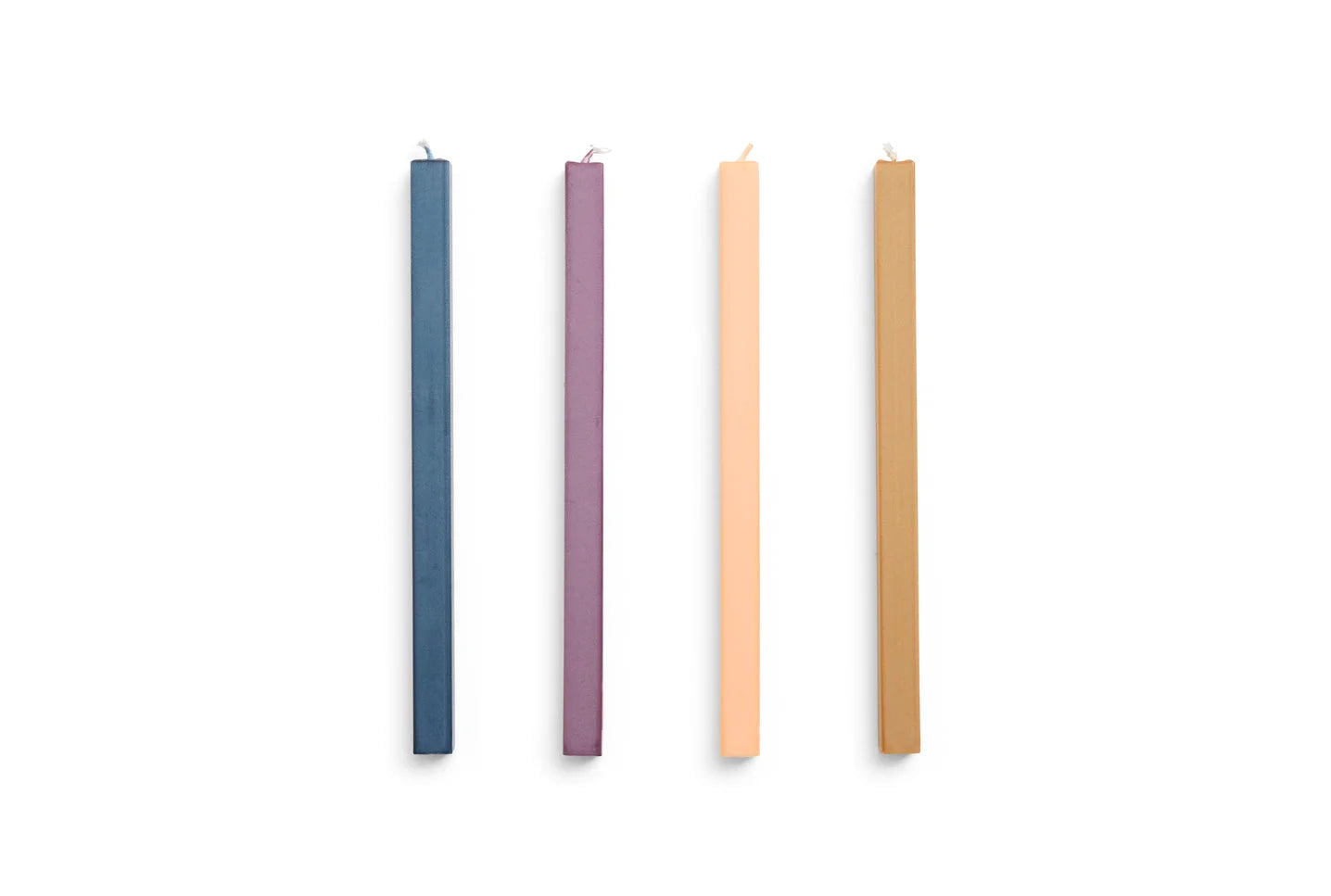 Hay Design Square Candles kaarsen set van 4 - Dark set of 4