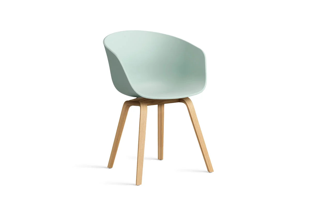 Hay Design stoel AAC 22 - gezeept eiken - dusty mint 2.0
