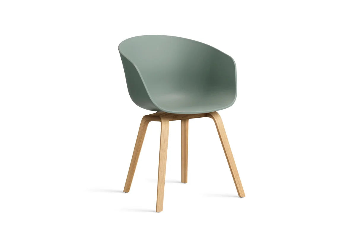 Hay Design stoel AAC 22 - gezeept eiken - fall green 2.0