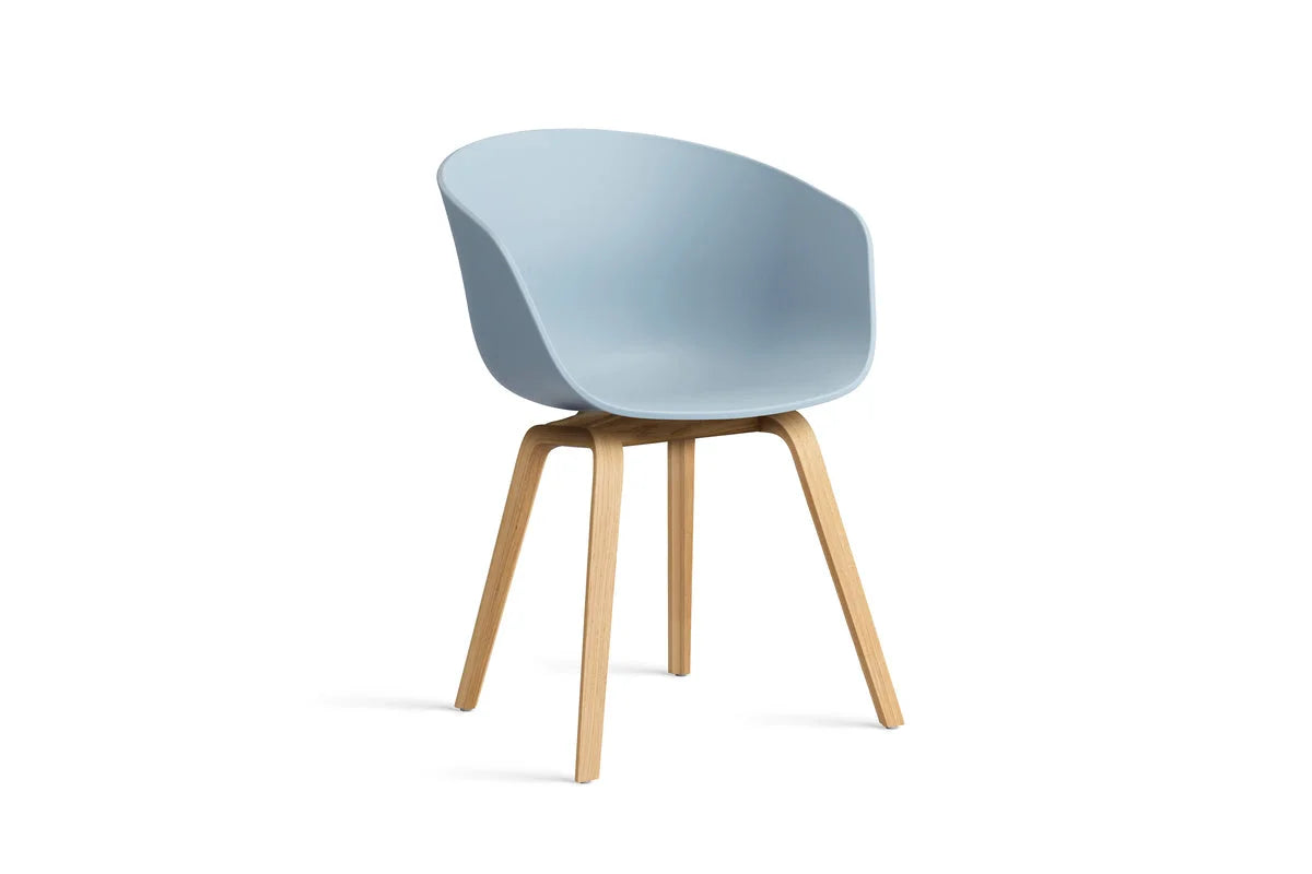 Hay Design stoel AAC 22 - gezeept eiken - slate blue 2.0