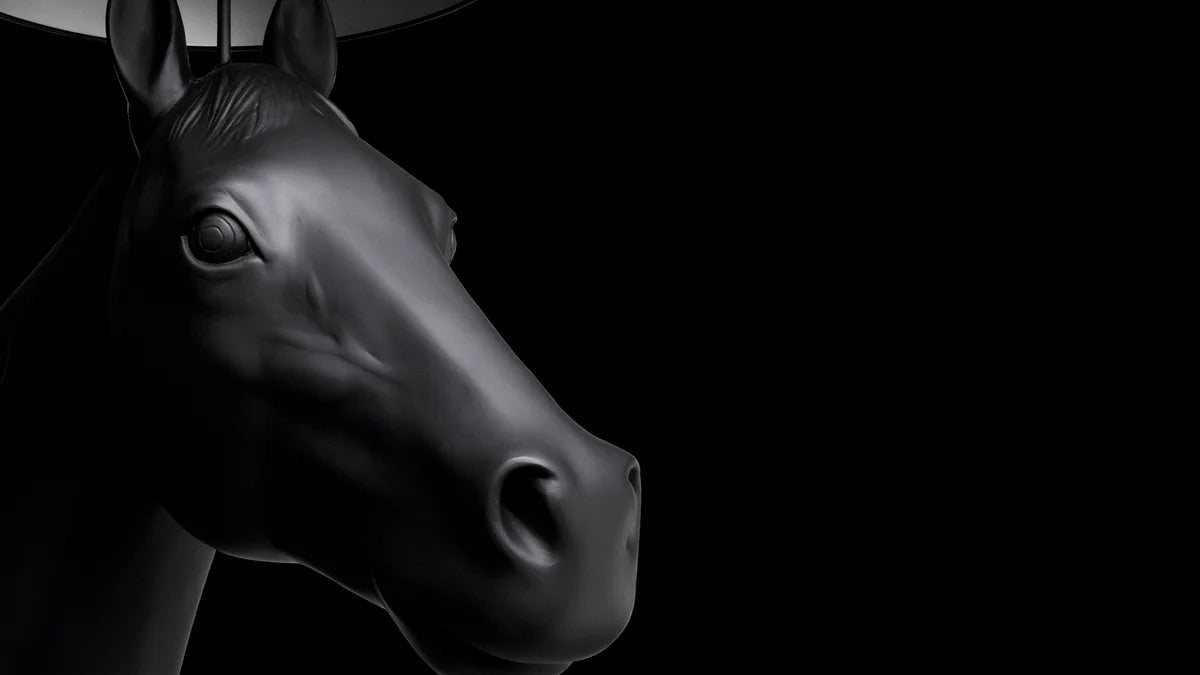 Moooi vloerlamp Horse - standaard