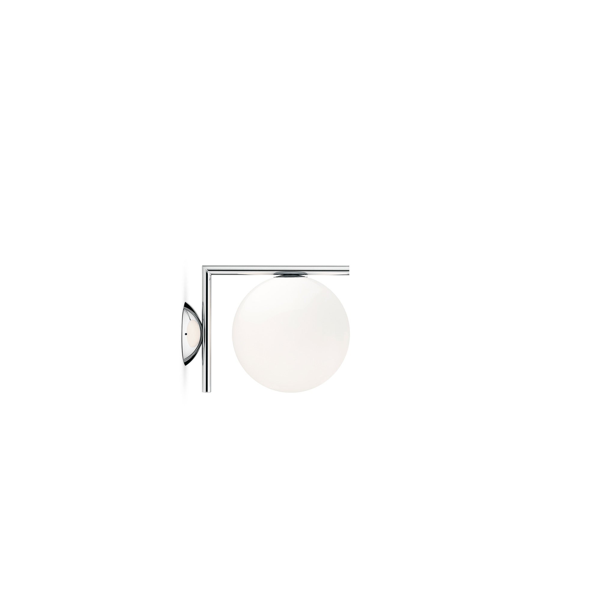 Flos plafond- en wandlamp IC Lights C/W1 - chroom