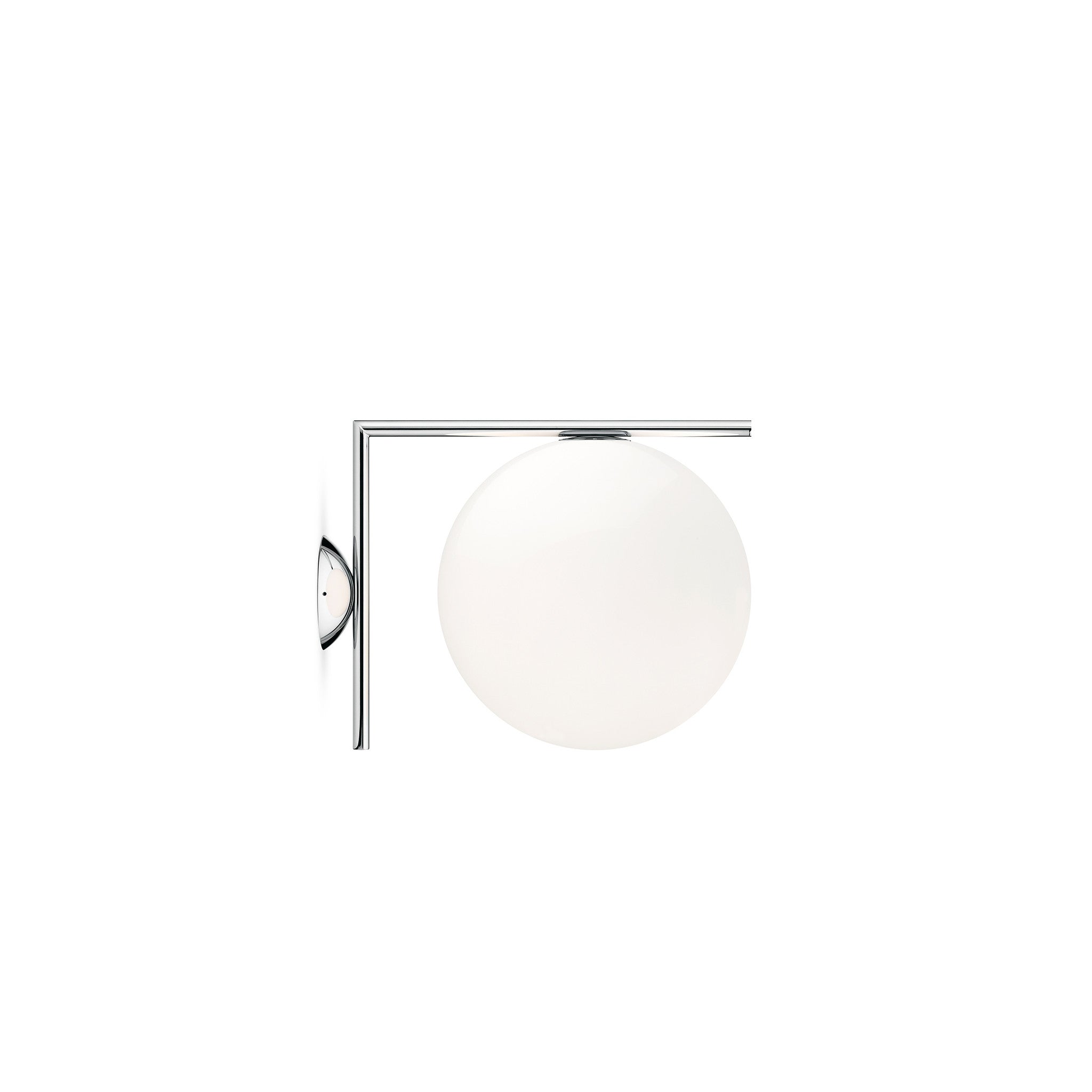 Flos plafond- en wandlamp IC Lights C/W2 - chroom