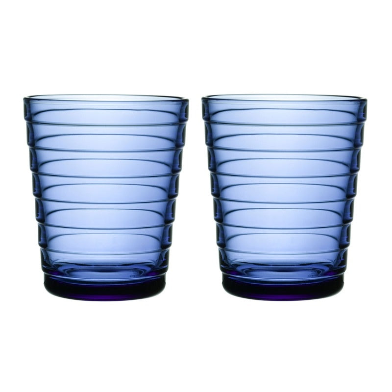 iittala Aino Aalto glas 22 cl. - 2 stuks - ultramarijn 22 cl.