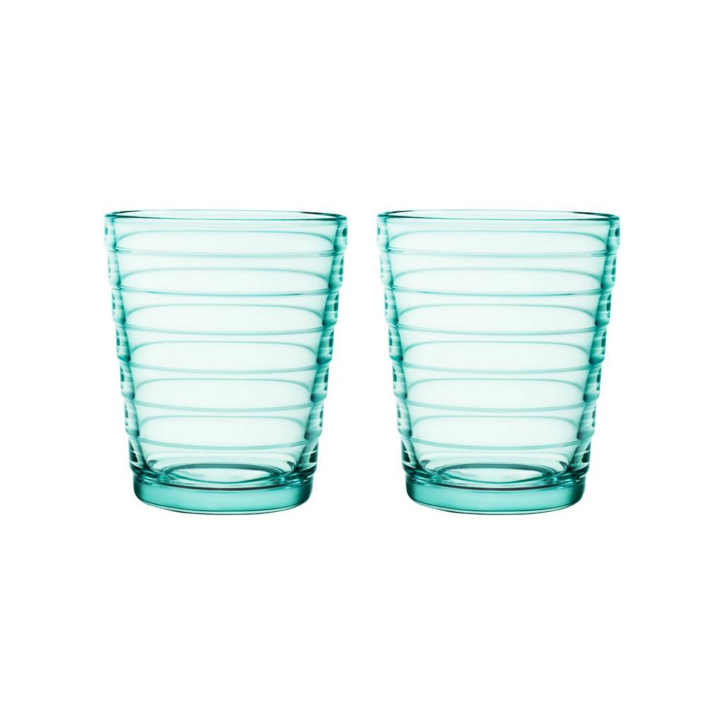 iittala Aino Aalto glas 22 cl. - 2 stuks - watergroen 22 cl.