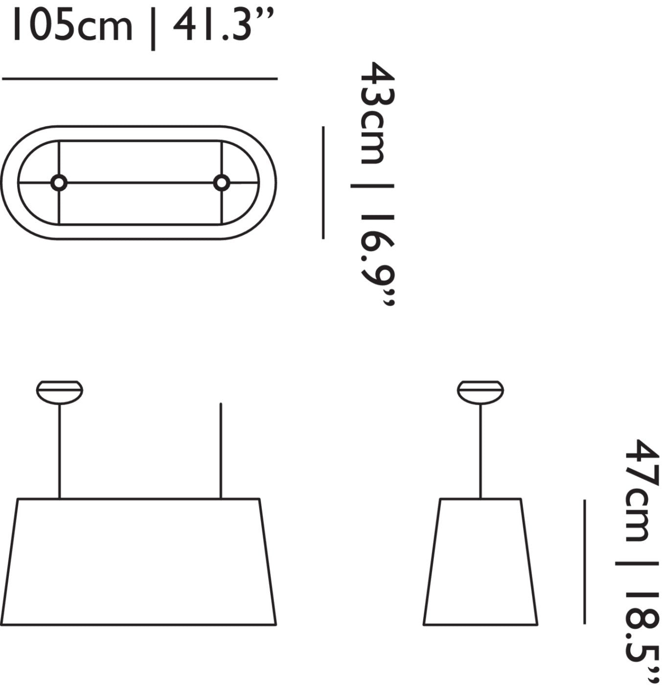 Moooi hanglamp Oval Light