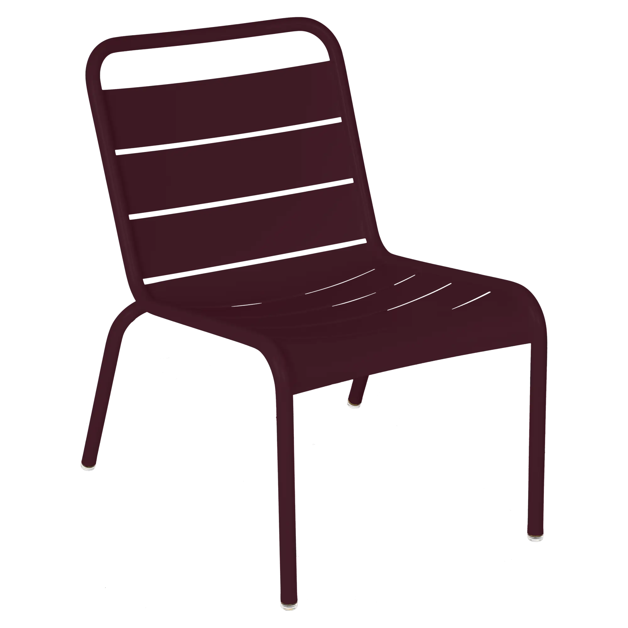 Fermob lounge chair Luxembourg - black cherry