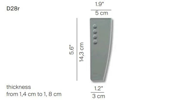 Luceplan plafondlamp en ventilator Blow - transparant