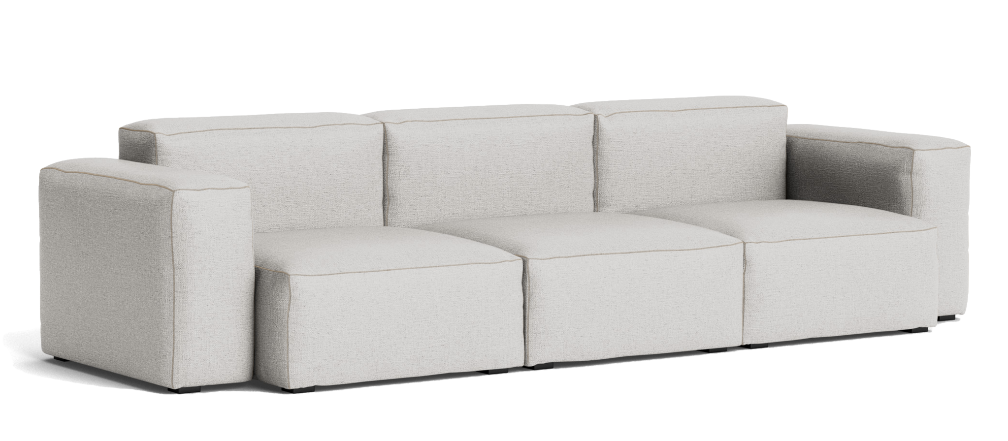 Hay Design 3 zits Mags soft sofa - Maglia cream