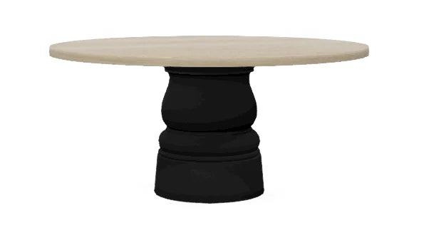 Moooi Container Table base zwart - Ø 160 cm. - white whash