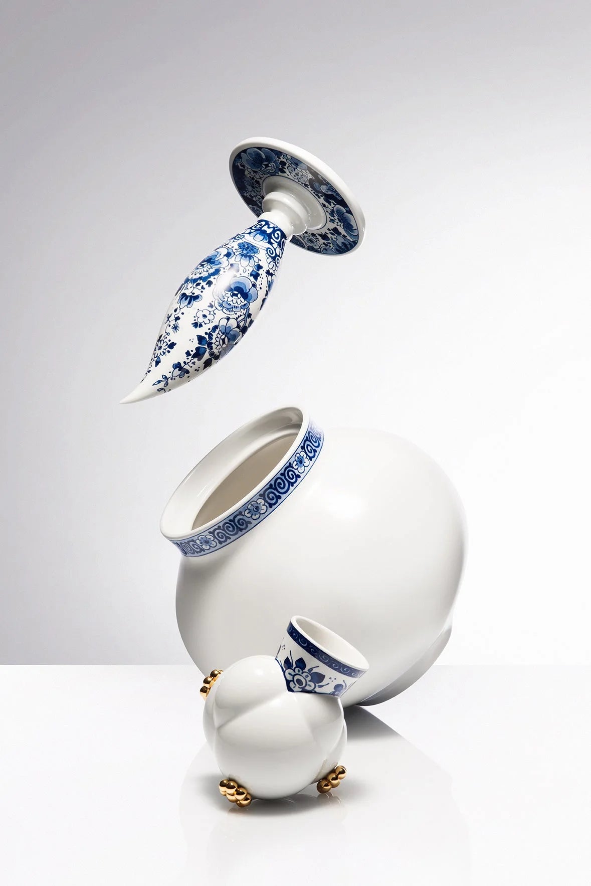 Moooi vaas Delft Blue nr. 02 - model 2
