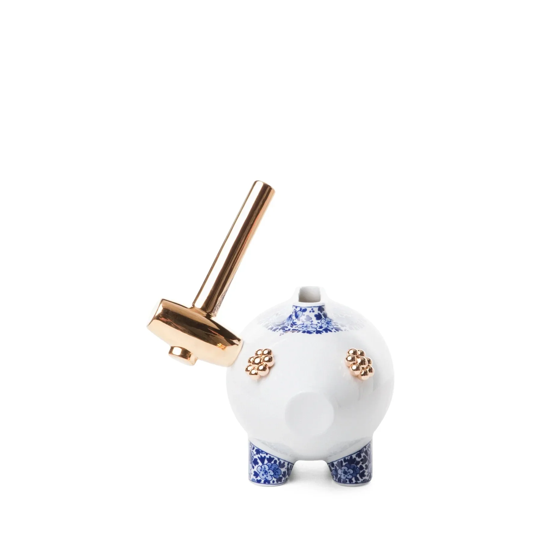 Moooi vaas Delft Blue ’The killing of the piggy bank’ - standaard