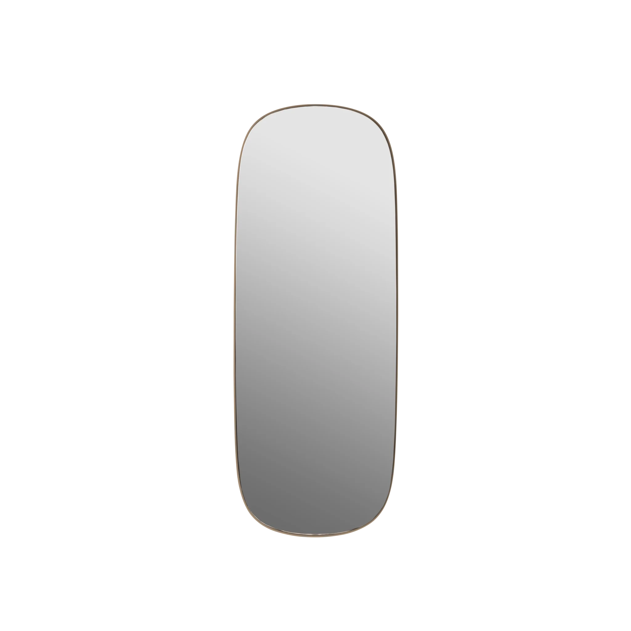 Muuto Framed Mirror - large - taupe / clear