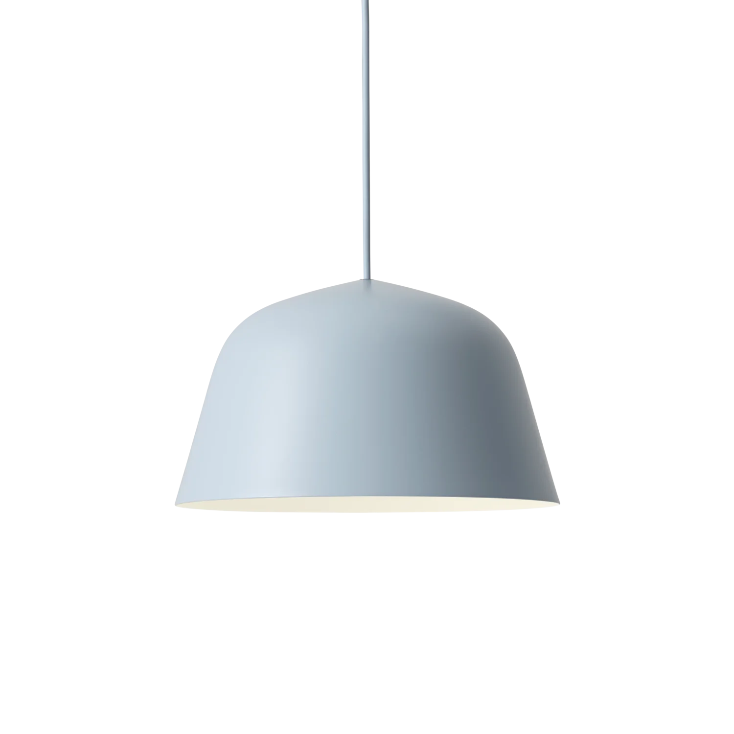 Lichtblauwe hanglamp Ambit Ø 25 cm van Muuto, perfecte sfeer voor elke ruimte