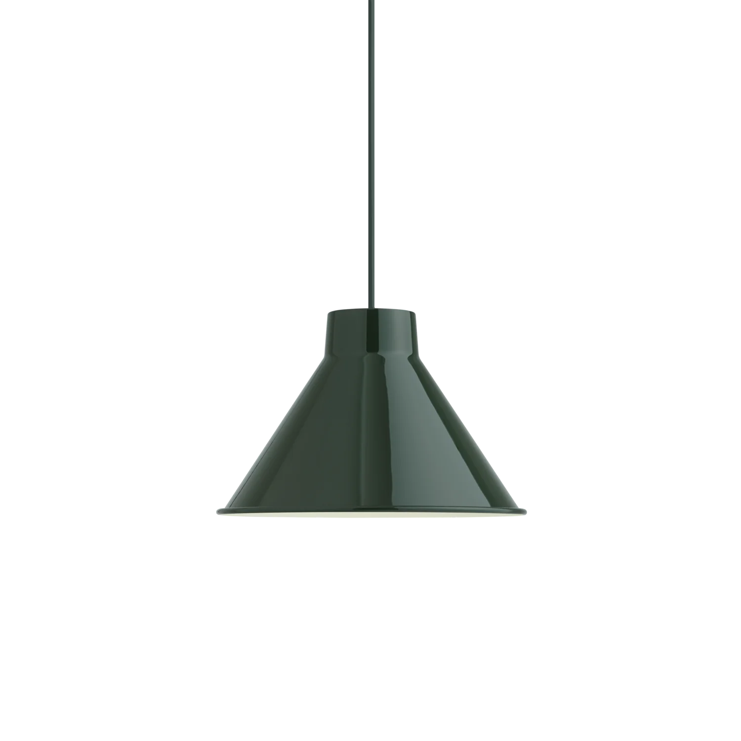 Muuto hanglamp Top - Ø 21 + Ø 28 cm. - dark green - Ø 28 cm.