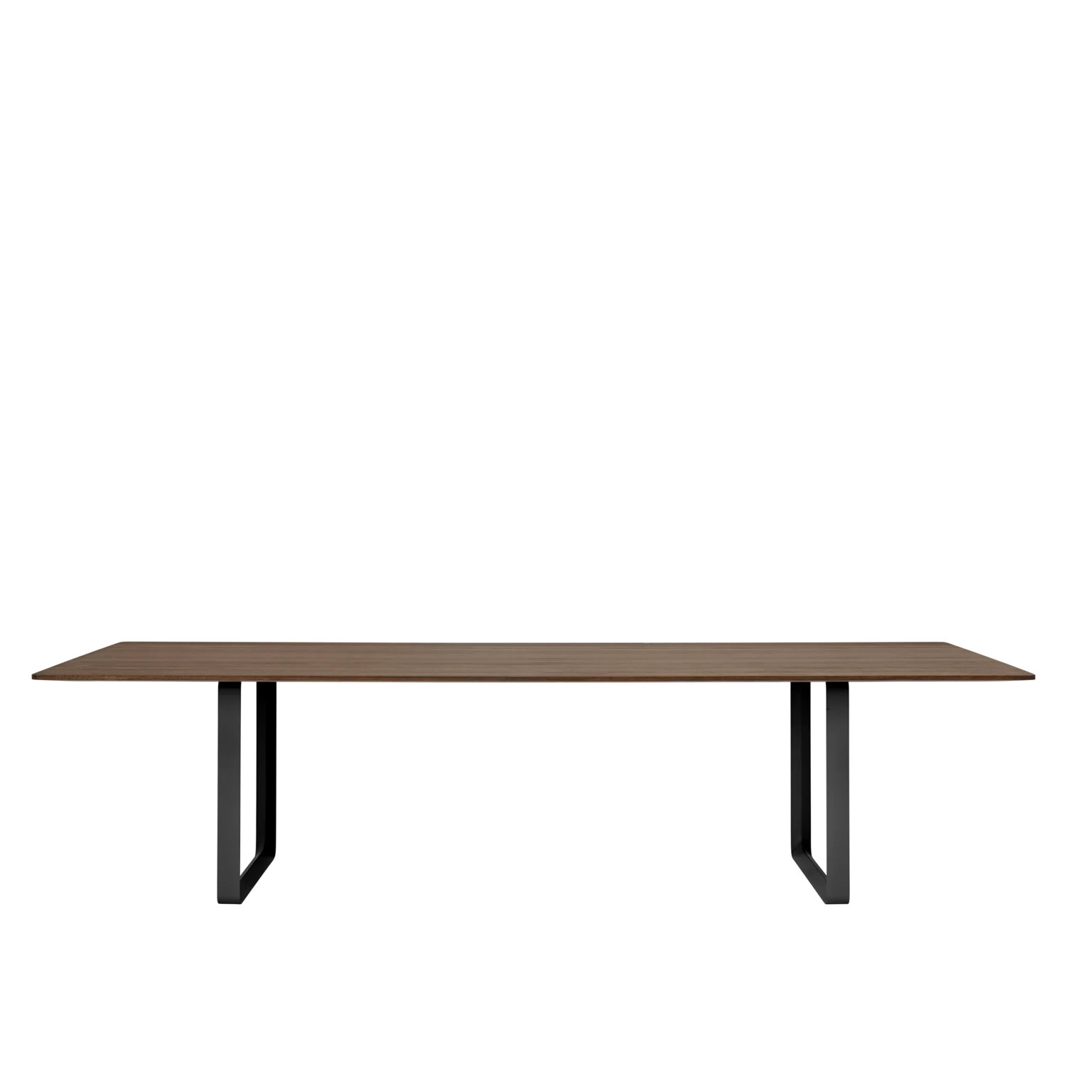 Muuto tafel 70/70 - 108 x 295 cm. - gerookt eiken / zwart