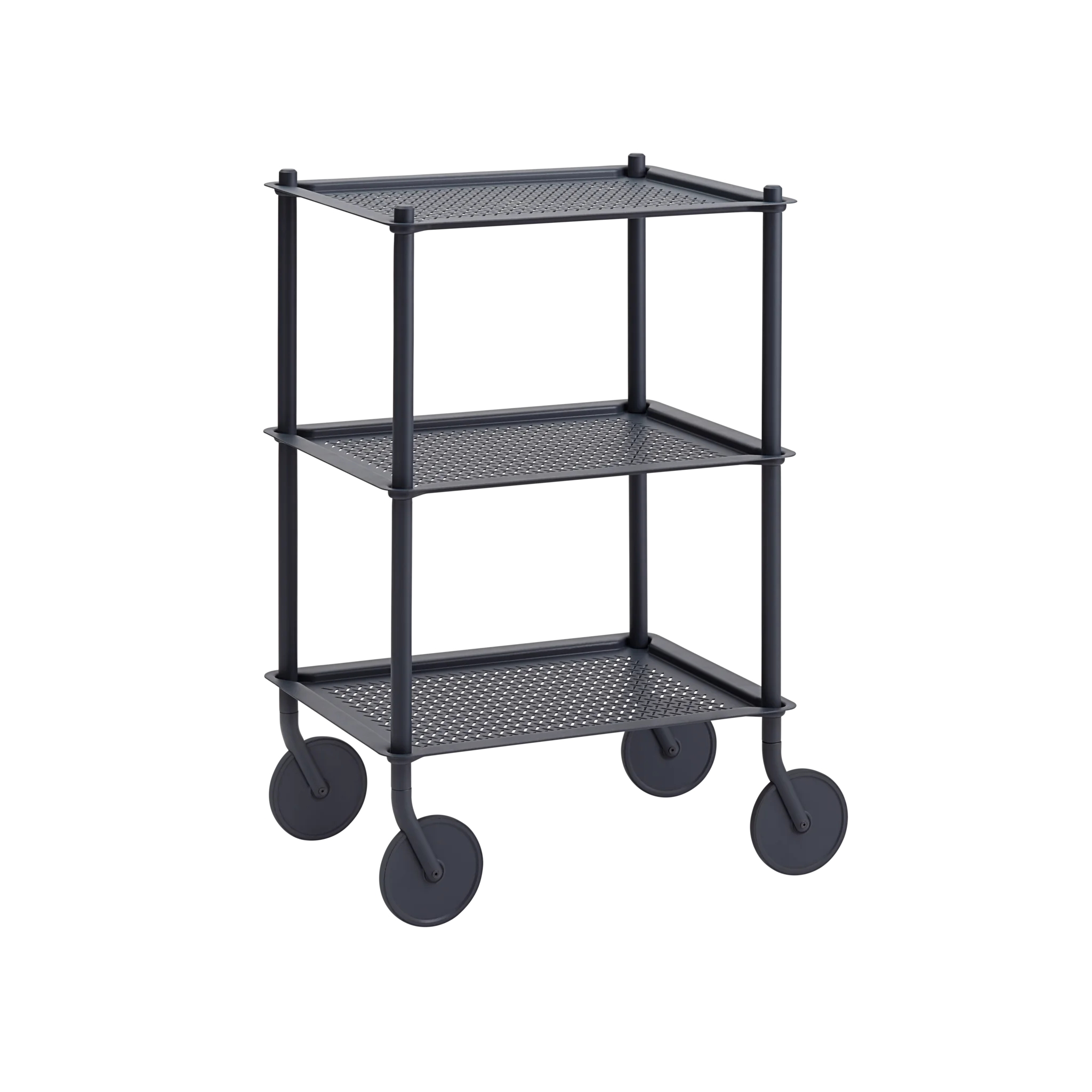Muuto trolley Flow - blue grey - 3 laags