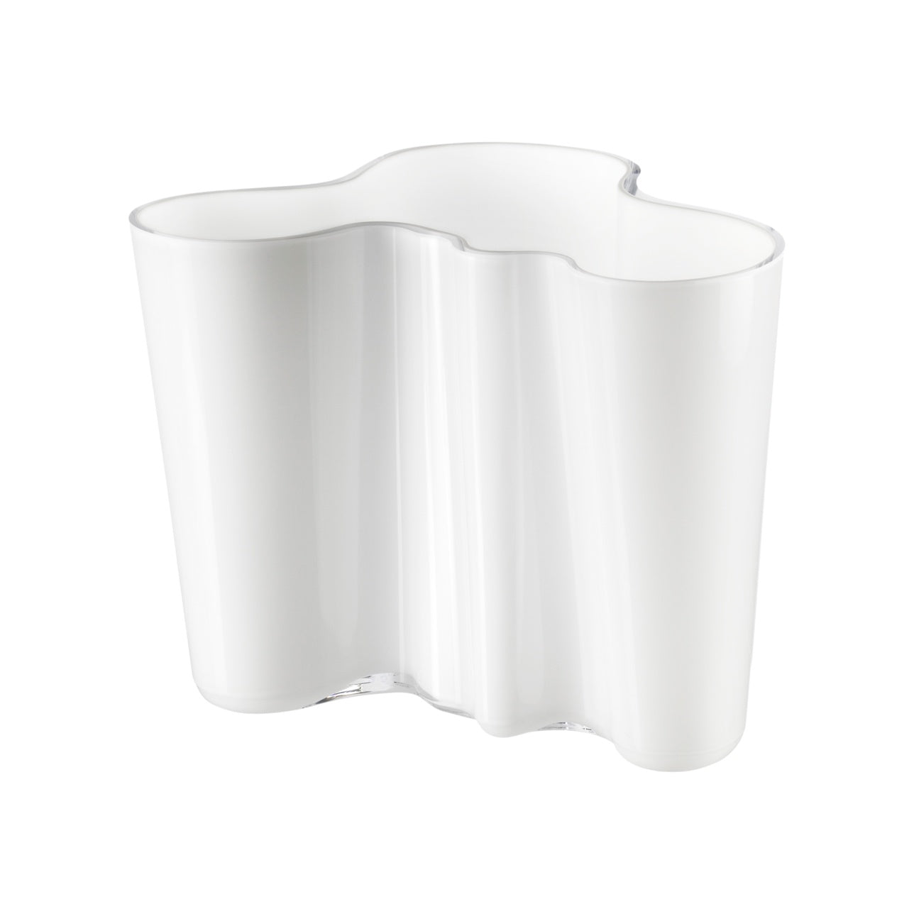 iittala Alvar Aalto vaas - 16 cm. hoog - opal