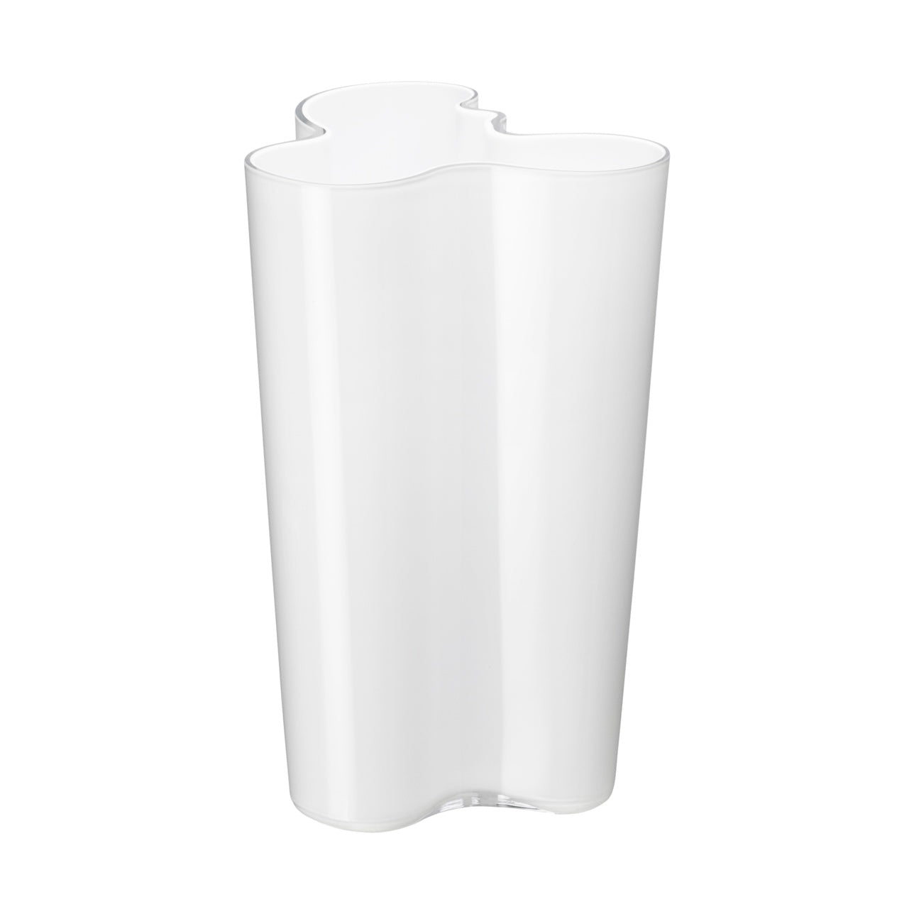 iittala Alvar Aalto vaas - 25,1 cm. hoog - wit