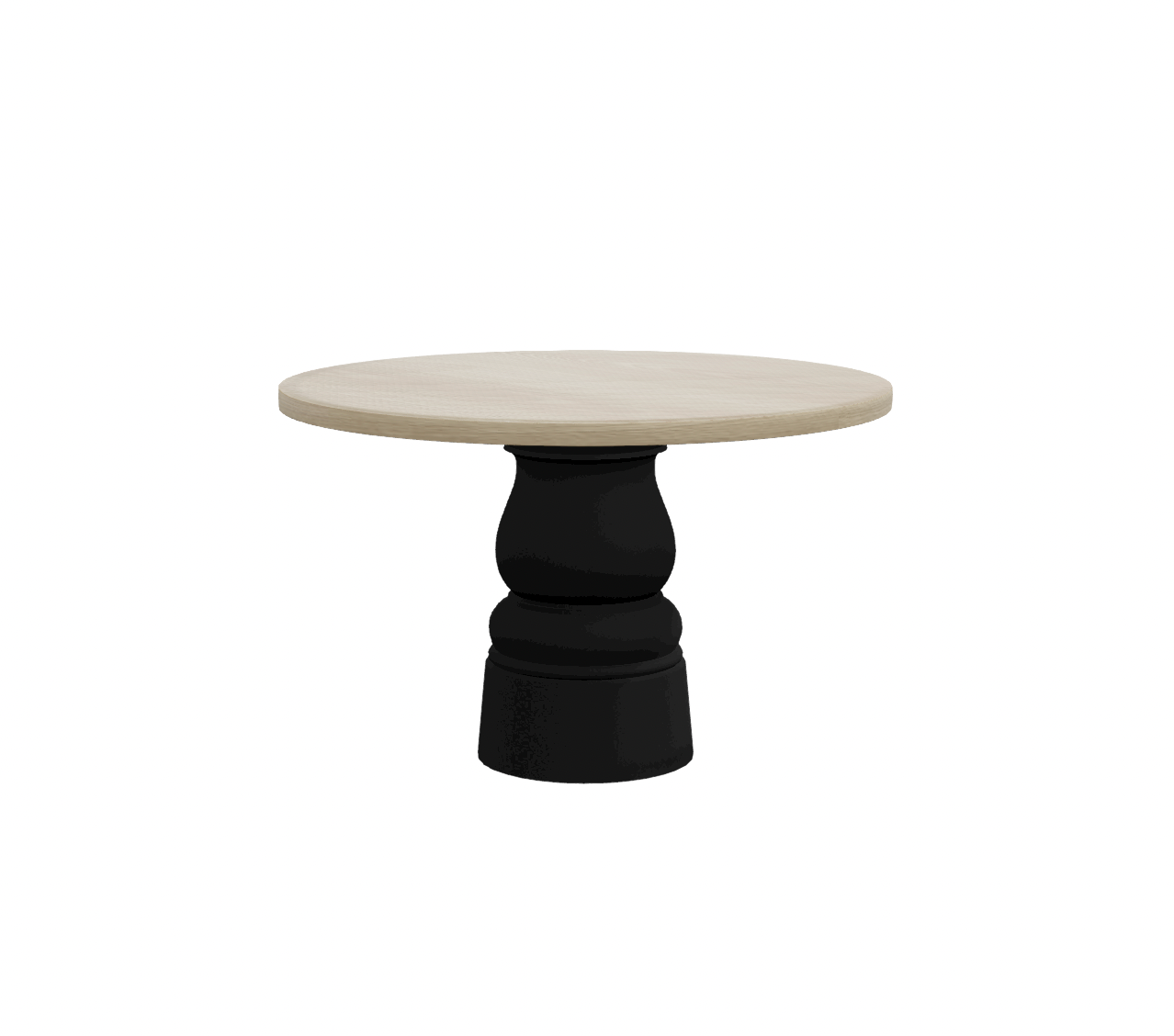 Moooi Container Table base zwart - Ø 120 cm. - white whash