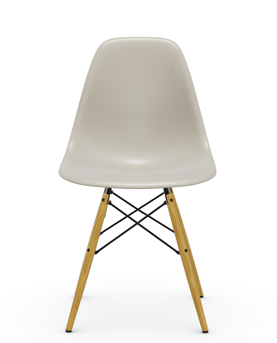 vitra Eames Plastic chair DSW RE - esdoorn licht - pebble RE