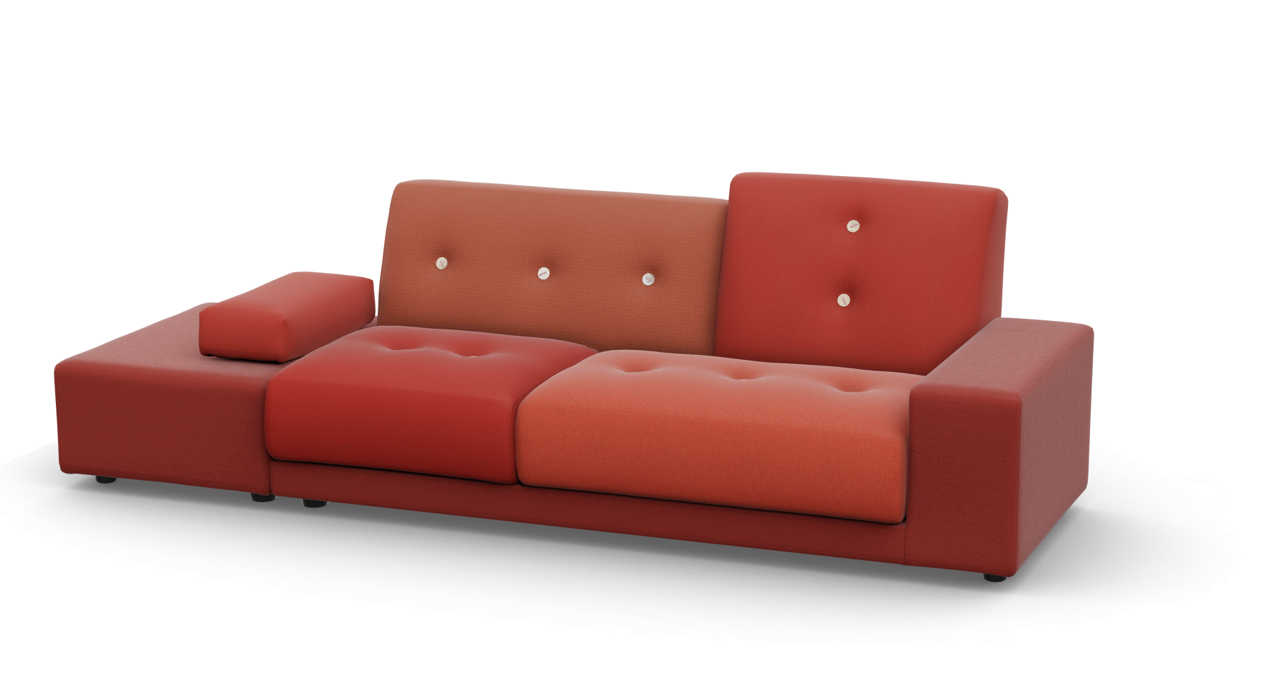 vitra Polder sofa - the earth reds - rechts