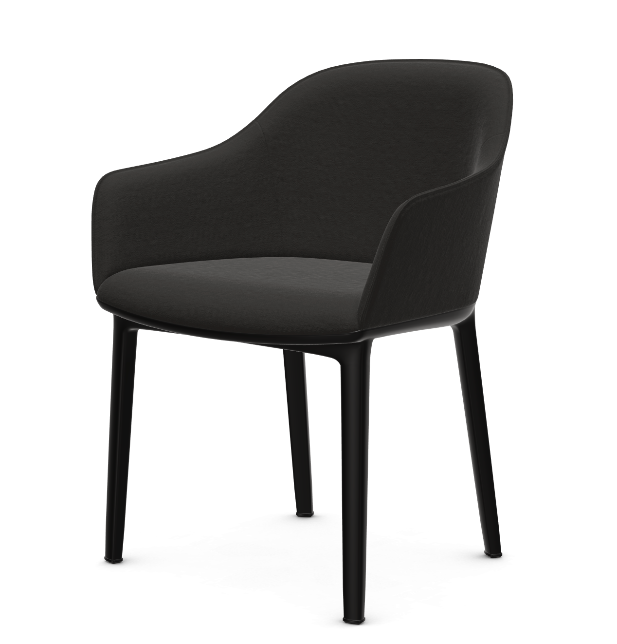 vitra Softshell Chair - Volo - zwart