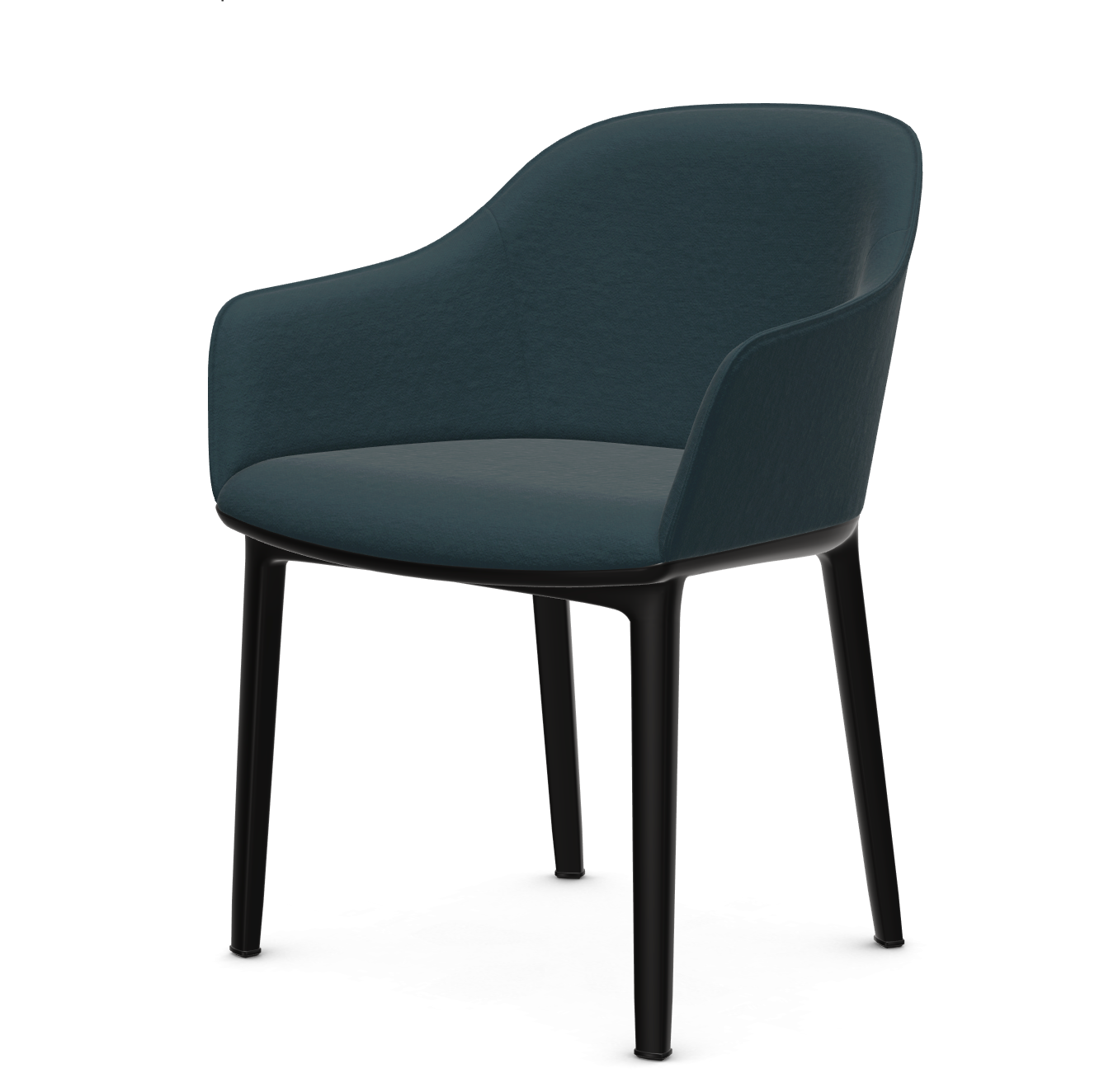 vitra Softshell Chair - Volo - blauw-groen